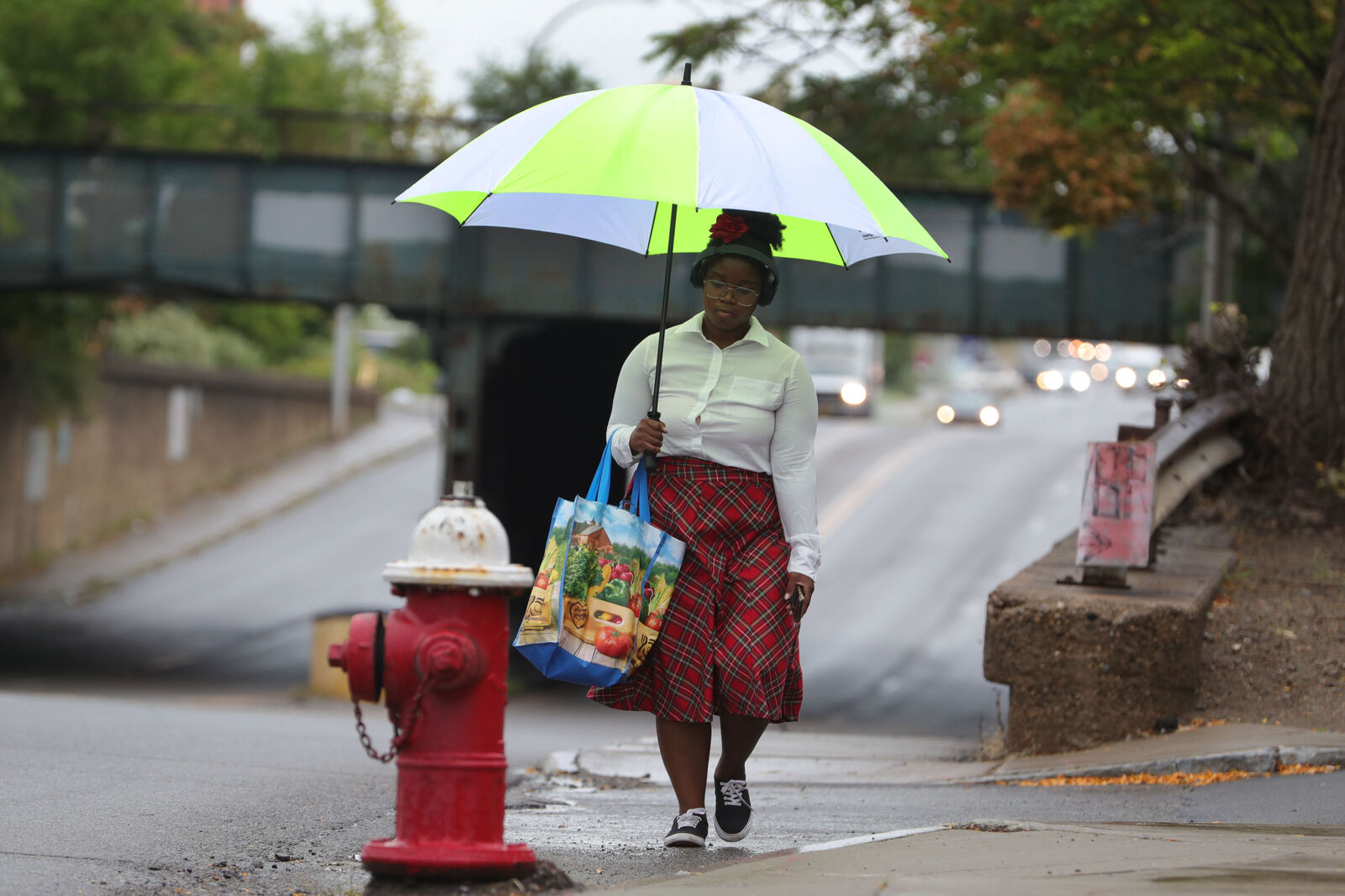 Walking in the rain